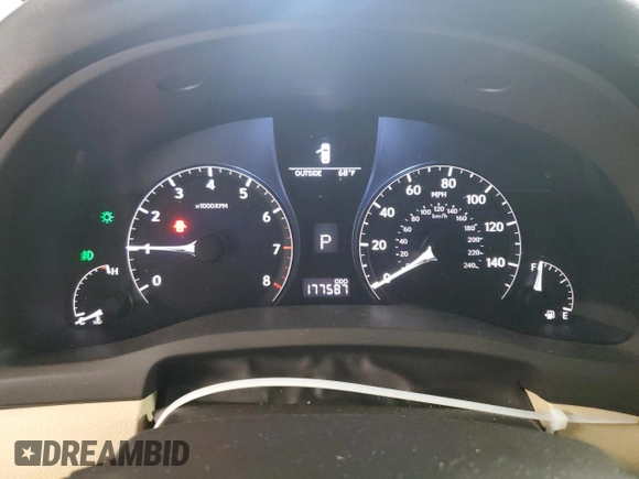 2010 Lexus RX 350 with VIN 2T2ZK1BA6AC024545, listed as a Copart auction lot 59081195 with 177,587 mi miles and Salvage title. Bid and sale history available at DreamBid. Image 9.