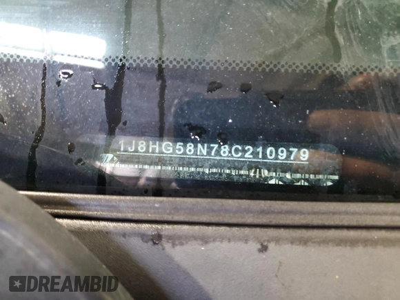 2008 Jeep Commander Limited with VIN 1J8HG58N78C210979, listed as a Copart auction lot 76703864 with 204,136 mi miles and Salvage Title. Bid and sale history available at carsss.com. Image 13.