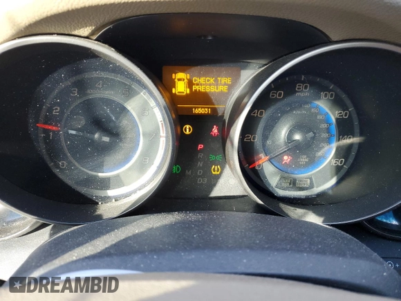 2009 Acura MDX Sport/Entertainment Pkg with VIN 2HNYD28869H503709, listed as a Copart auction lot 44127545 with 165,031 mi miles and Salvage Title. Bid and sale history available at carsss.com. Image 9.