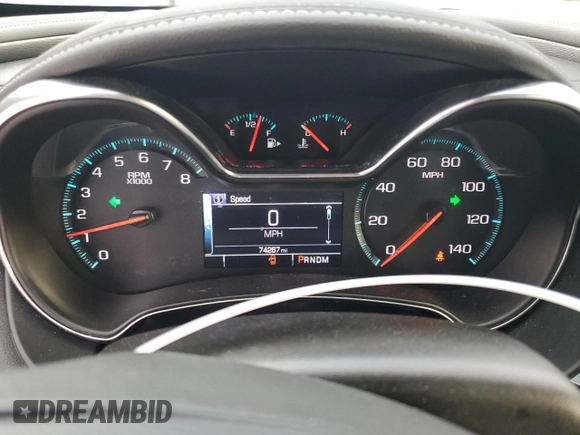 2017 Chevrolet Impala LS with VIN 2G11Z5S32H9181157, listed as a Copart auction lot 86909994 with 74,267 mi miles and Salvage Title. Bid and sale history available at DreamBid. Image 9.