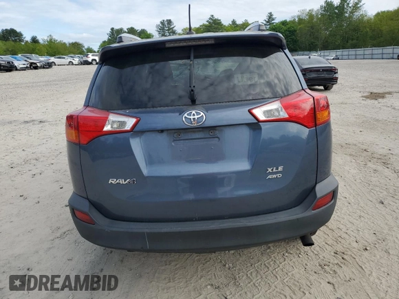 2013 Toyota RAV4 XLE with VIN 2T3RFREV0DW103757, listed as a Copart auction lot 56515265 with Not provided miles and Clean title. Bid and sale history available at DreamBid. Image 6.