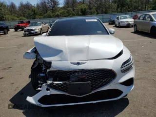 2023 Genesis G70 2.0T with VIN KMTG34TA8PU134275, listed as a Copart auction lot 63462324 with 8,017 mi miles and Salvage Title. Bid and sale history available at carsss.com. Image 5.