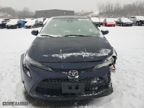2021 Toyota Corolla LE with VIN 5YFEPMAE0MP179235, listed as a Copart auction lot 41963625 with 58,871 mi miles and Salvage Title. Bid and sale history available at carsss.com. Image 5.