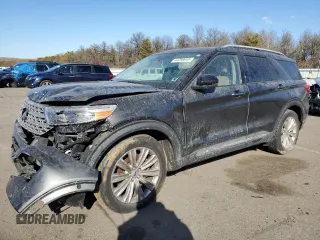 2020 Ford Explorer Limited with VIN 1FMSK8FH5LGA21593, listed as a Copart auction lot 44259645 with 51,693 mi miles and Salvage Title. Bid and sale history available at carsss.com. Image 1.