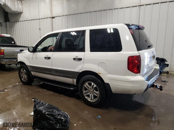 2005 Honda Pilot LX with VIN 2HKYF18175H567563, listed as a Copart auction lot 45208265 with 189,847 mi miles and Non Repairable. Bid and sale history available at carsss.com. Image 2.