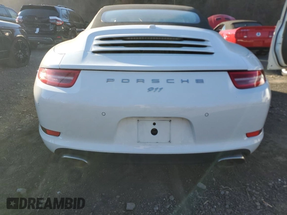 2013 Porsche 911 Carrera with VIN WP0CA2A98DS140522, listed as a Copart auction lot 81499364 with 0 mi miles and Salvage Title. Bid and sale history available at carsss.com. Image 6.