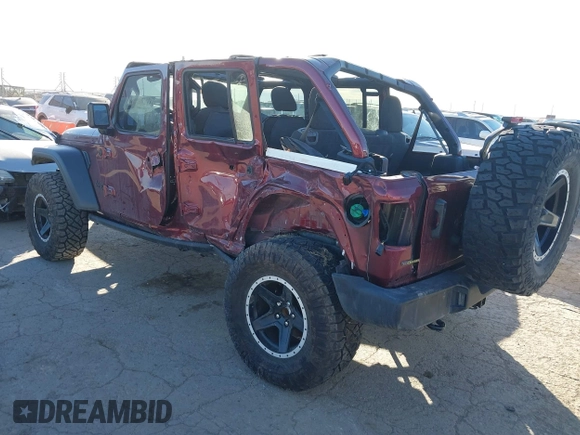 2021 Jeep Wrangler Unlimited Willys with VIN 1C4HJXDM7MW729606, listed as a IAAI auction lot 41294338 with Not Provided miles and . Bid and sale history available at DreamBid. Image 3.