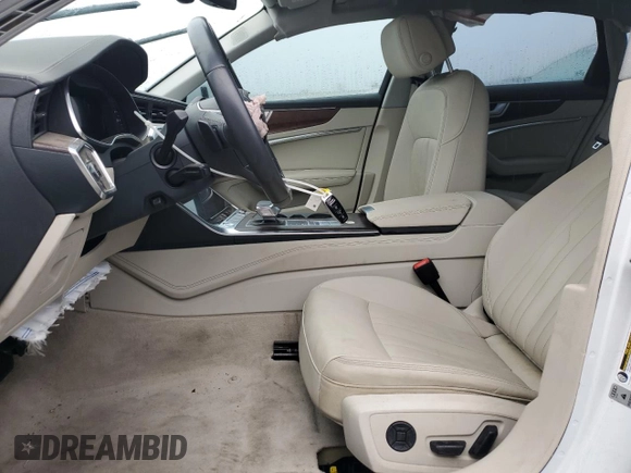 2019 Audi A6 Premium Plus with VIN WAUL2AF21KN065741, listed as a Copart auction lot 45146175 with 27,726 mi miles and Salvage Title. Bid and sale history available at carsss.com. Image 7.