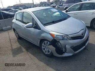 2013 Toyota Yaris L with VIN JTDKTUD32DD553677, listed as a IAAI auction lot 41008079 with 114,486 mi miles and . Bid and sale history available at DreamBid. Image 1.