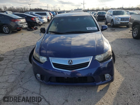 2011 Acura TSX with VIN JH4CU2F61BC005233, listed as a Copart auction lot 80979904 with 152,234 mi miles and Salvage title. Bid and sale history available at DreamBid. Image 5.