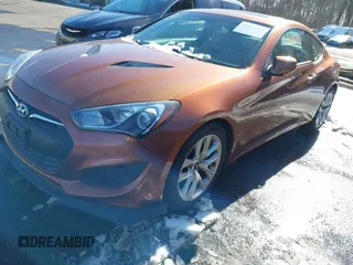 2013 Hyundai Genesis Coupe R-Spec with VIN KMHHT6KD2DU084006, listed as a IAAI auction lot 41630418 with 87,605 mi miles and . Bid and sale history available at DreamBid. Image 2.