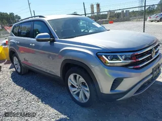 2023 Volkswagen Atlas 3.6L V6 SE w/Technology with VIN 1V2WR2CA5PC508066, listed as a IAAI auction lot 41836815 with 53,911 mi miles. Bid and sale history available at carsss.com. Image 1.