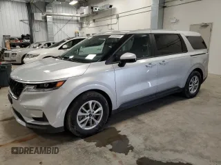 2023 Kia Carnival LX with VIN KNDNB5H38P6255546, listed as a Copart auction lot 89304955 with 39,722 mi miles and Salvage Title. Bid and sale history available at carsss.com. Image 1.