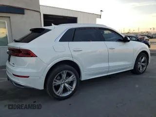 2019 Audi Q8 Prestige with VIN WA1CVAF16KD018075, listed as a Copart auction lot 83216264 with 119,143 mi miles and Salvage title. Bid and sale history available at DreamBid. Image 3.
