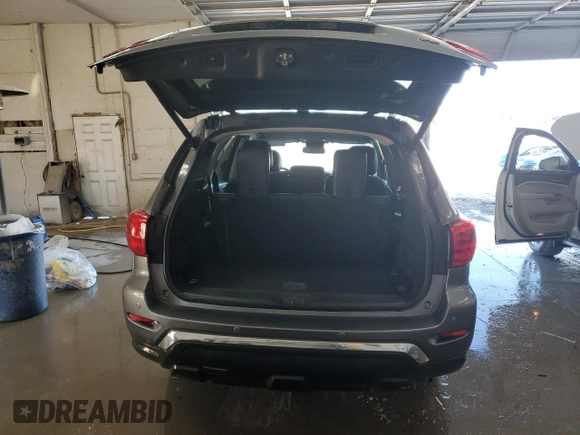 2019 Nissan Pathfinder SV with VIN 5N1DR2MN9KC628810, listed as a Copart auction lot 47449365 with 96,169 mi miles and Salvage title. Bid and sale history available at DreamBid. Image 6.
