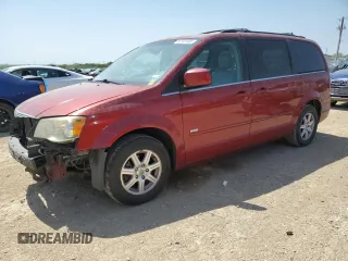 2008 Chrysler Town & Country Touring with VIN 2A8HR54P68R697665, listed as a Copart auction lot 50191445 with 145,000 mi miles and Salvage Title. Bid and sale history available at carsss.com. Image 1.