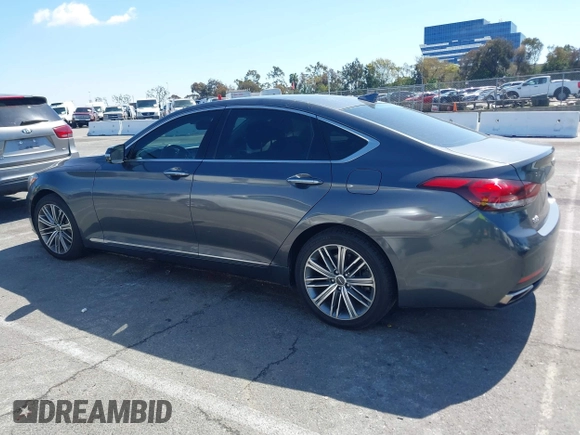 2018 Genesis G80 3.8L z VIN KMHGN4JEXJU283935, wystawiony jako IAAI lot #41750441 z przebiegiem 70 165 mil mil oraz . Historia ofert i sprzedaży dostępna na DreamBid. Obrazek 14.