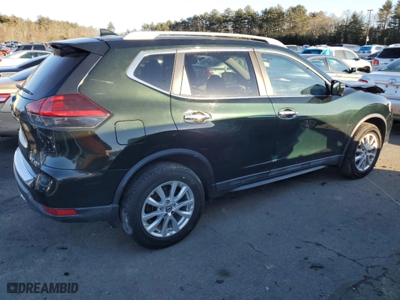 2018 Nissan Rogue SV with VIN 5N1AT2MV7JC818320, listed as a Copart auction lot 46848585 with 54,190 mi miles and Salvage Title. Bid and sale history available at carsss.com. Image 3.