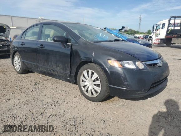2006 Honda Civic LX z VIN 1HGFA165X6L088161, wystawiony jako Copart lot #53868135 z przebiegiem 183 370 mil mil oraz Szkoda całkowita • Salvage title. Historia ofert i sprzedaży dostępna na DreamBid. Obrazek 4.