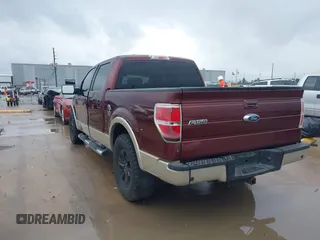2009 Ford F-150 XL with VIN 1FTPW12V49KC53531, listed as a IAAI auction lot 41472665 with 211,753 mi miles. Bid and sale history available at carsss.com. Image 3.