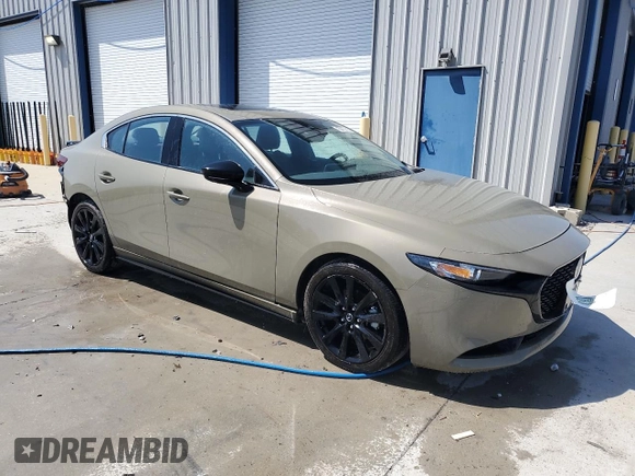 2024 Mazda 3 Carbon Edition with VIN 3MZBPBXYXRM403017, listed as a Copart auction lot 51104355 with 15,167 mi miles and Clean title. Bid and sale history available at DreamBid. Image 4.
