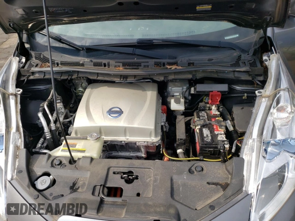2015 Nissan LEAF SV with VIN 1N4AZ0CPXFC321642, listed as a Copart auction lot 69710373 with 49,954 mi miles. Bid and sale history available at carsss.com. Image 11.