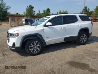 2023 GMC Acadia SLT with VIN 1GKKNML46PZ227347, listed as a Copart auction lot 57646325 with 36,813 mi miles and Salvage title. Bid and sale history available at DreamBid. Image 1.