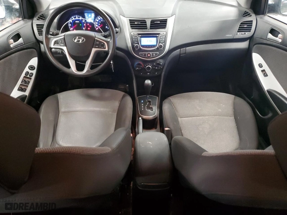 2013 Hyundai Accent GL with VIN KMHCT5AE3DU106089, listed as a Copart auction lot 52165375 with 107,414 mi miles and Salvage Title. Bid and sale history available at carsss.com. Image 8.