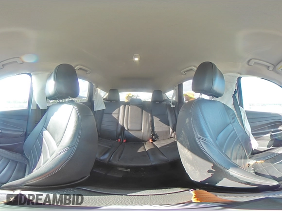 2015 Ford Escape Titanium with VIN 1FMCU0J96FUC59510, listed as a Copart auction lot 57091765 with 120,586 mi miles and Salvage title. Bid and sale history available at DreamBid. Image 15.