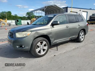 2008 Toyota Highlander Sport z VIN JTEES43A382089733, wystawiony jako Copart lot #54564535 z przebiegiem 181 057 mil mil oraz Szkoda całkowita • Salvage title. Historia ofert i sprzedaży dostępna na DreamBid. Obrazek 1.