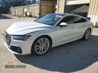 2019 Audi A7 Premium Plus with VIN WAUU2AF23KN128083, listed as a Copart auction lot 56458004 with 35,253 mi miles and Salvage Title. Bid and sale history available at carsss.com. Image 1.