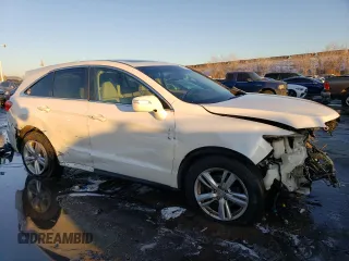 2014 Acura RDX with VIN 5J8TB4H33EL010770, listed as a Copart auction lot 42875135 with Not Provided miles and Salvage Title. Bid and sale history available at DreamBid. Image 4.
