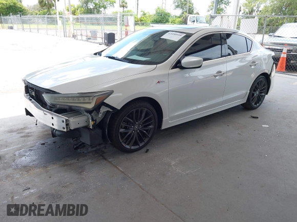 2019 Acura ILX Premium with VIN 19UDE2F86KA005696, listed as a IAAI auction lot 42490959 with 75,668 mi miles and . Bid and sale history available at DreamBid. Image 2.