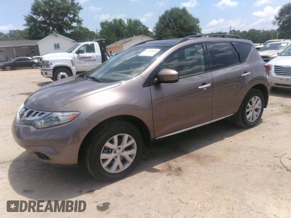 2012 Nissan Murano S with VIN JN8AZ1MU6CW121943, listed as a IAAI auction lot 42430018 with 72,649 mi miles and . Bid and sale history available at DreamBid. Image 2.