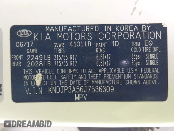2018 Kia Soul + with VIN KNDJP3A56J7536309, listed as a IAAI auction lot 42009706 with 104,109 mi miles. Bid and sale history available at carsss.com. Image 9.