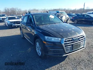 2020 Audi Q5 Premium with VIN WA1ANAFY5L2043678, listed as a IAAI auction lot 41893430 with 108,785 mi miles. Bid and sale history available at carsss.com. Image 1.