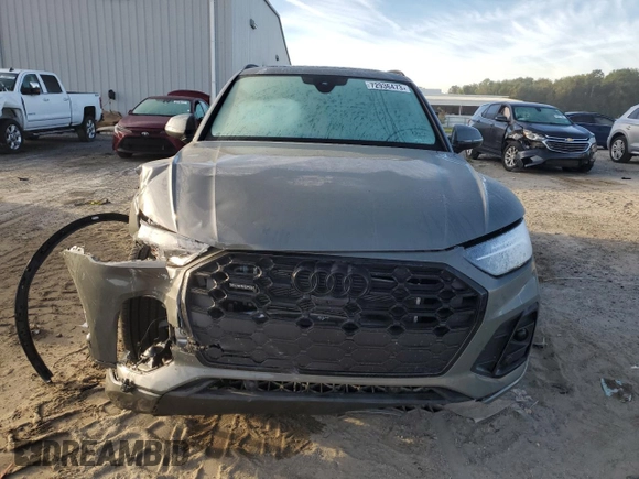 2023 Audi Q5 S line Premium Plus with VIN WA1E2AFY7P2072616, listed as a Copart auction lot 72936473 with 11,279 mi miles and . Bid and sale history available at DreamBid. Image 5.