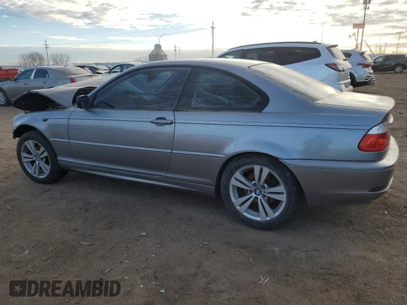 2005 BMW 3 Series 325Ci z VIN WBABV13495JT23413, wystawiony jako Copart lot #50524335 z przebiegiem 150 999 mil mil oraz Szkoda całkowita • Salvage title. Historia ofert i sprzedaży dostępna na DreamBid. Obrazek 2.
