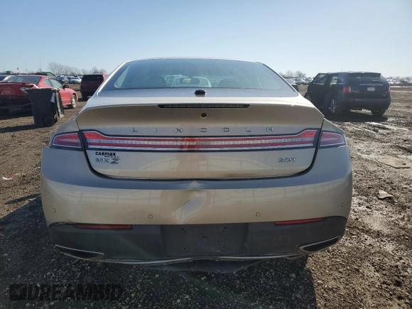 2017 Lincoln MKZ Premiere with VIN 3LN6L5A97HR608925, listed as a Copart auction lot 48539585 with 61,477 mi miles and Salvage Title. Bid and sale history available at DreamBid. Image 6.