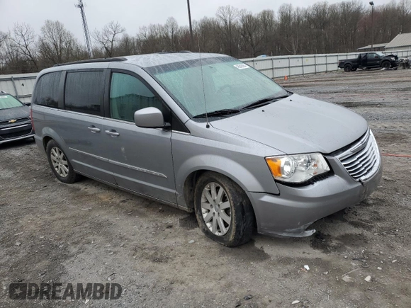 2015 Chrysler Town & Country Touring with VIN 2C4RC1BG4FR618919, listed as a Copart auction lot 48545904 with 93,308 mi miles and Salvage Title. Bid and sale history available at DreamBid. Image 4.