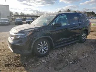 2019 Honda Pilot EX-L with VIN 5FNYF5H57KB023374, listed as a Copart auction lot 43925525 with 68,196 mi miles and Salvage Title. Bid and sale history available at DreamBid. Image 1.
