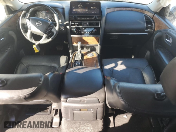 2021 Nissan Armada SL with VIN JN8AY2BA5M9372860, listed as a Copart auction lot 87930925 with 78,778 mi miles and Salvage Title. Bid and sale history available at carsss.com. Image 8.
