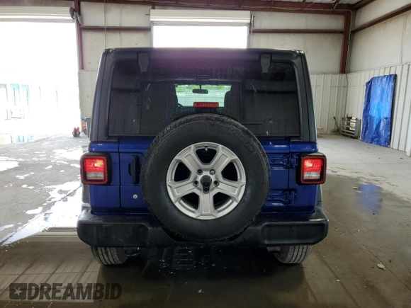2018 Jeep Wrangler Unlimited Sport S with VIN 1C4HJXDN9JW187039, listed as a Copart auction lot 64260015 with 40,361 mi miles and Salvage title. Bid and sale history available at DreamBid. Image 6.