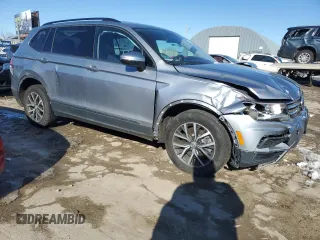 2021 Volkswagen Tiguan S with VIN 3VV1B7AX0MM053787, listed as a Copart auction lot 88026115 with 67,022 mi miles and Clean title. Bid and sale history available at DreamBid. Image 4.