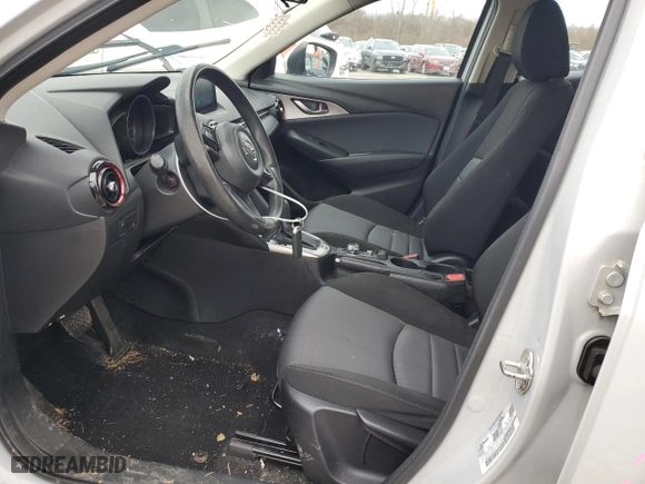 2018 Mazda CX-3 Sport with VIN JM1DKFB74J0318410, listed as a Copart auction lot 83656364 with 87,853 mi miles and Salvage Title. Bid and sale history available at carsss.com. Image 7.