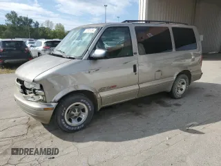 2002 Chevrolet Astro with VIN 1GNEL19XX2B151090, listed as a Copart auction lot 71918734 with 166,695 mi miles and Salvage Title. Bid and sale history available at carsss.com. Image 1.