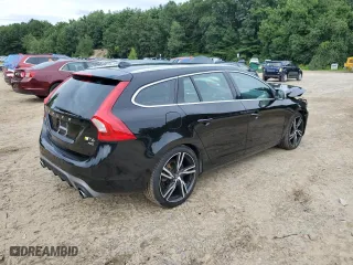 2017 Volvo V60 R-Design Platinum with VIN YV149MSS5H1369658, listed as a Copart auction lot 66592114 with 0 mi miles and Salvage Title. Bid and sale history available at carsss.com. Image 3.