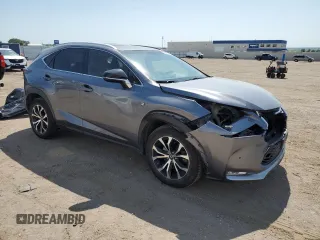 2015 Lexus NX 200t with VIN JTJBARBZ0F2042359, listed as a Copart auction lot 60985705 with 147,584 mi miles and Salvage title. Bid and sale history available at DreamBid. Image 4.