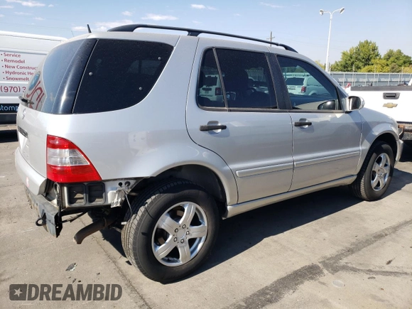 2005 Mercedes-Benz M-Class 3.7L with VIN 4JGAB57E35A544146, listed as a Copart auction lot 73055234 with 217,876 mi miles and Salvage Title. Bid and sale history available at carsss.com. Image 3.