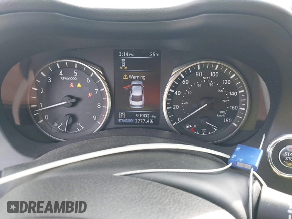 2019 Infiniti Q50 Luxe z VIN JN1EV7AP8KM519419, wystawiony jako IAAI lot #41278134 z przebiegiem 91 902 mil mil oraz . Historia ofert i sprzedaży dostępna na DreamBid. Obrazek 7.